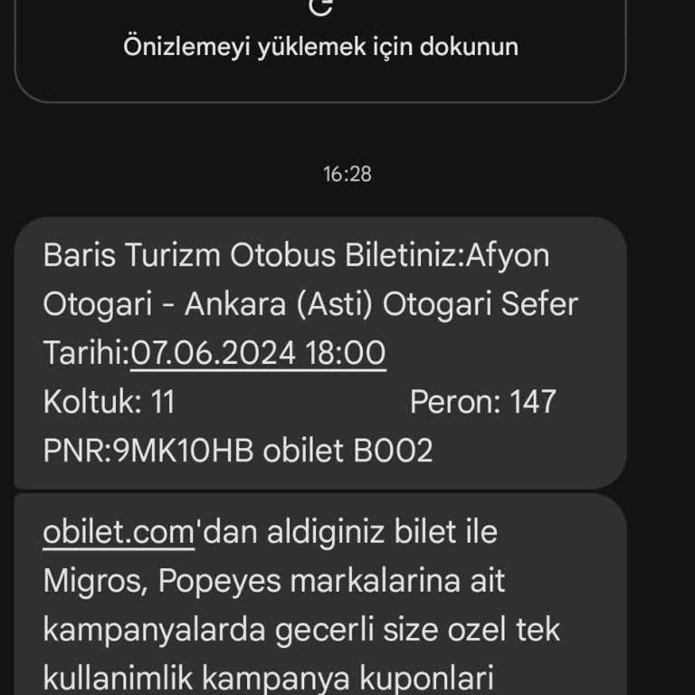 Obilet Gereğini Lütfen Yapın