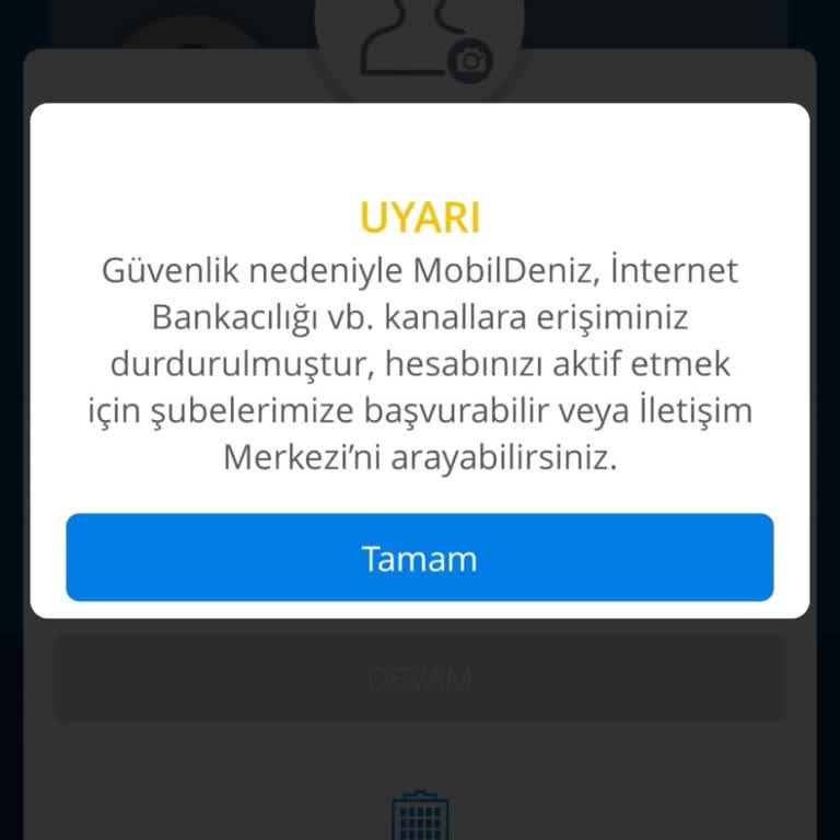 Denizbank Kredi Kartı Ve Hesabıma Konulan Bloke