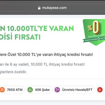 TEB İhtiyaç Kredisi Kampanyası Uyuşmazlığı