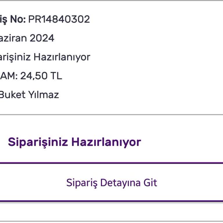 Gratis 4 Haziran 2024 Tarihinde Aldığım Sipariş Hala Elime Ulaşmadı.
