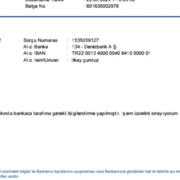 İş Bankası EFT İşlemleri İadesi