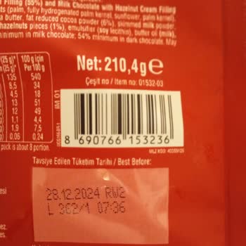 Ülker Marka Çikolata Bozuk Cıktı