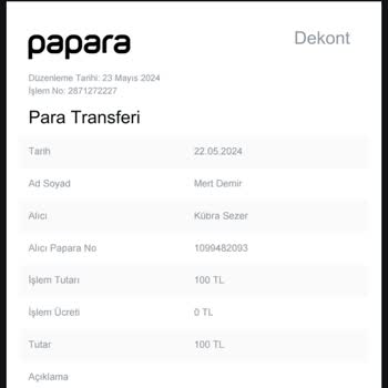 1win Bahis Sitesinde Papara Aracılığıyla Yaptığım Yatırımın Gelmemesi