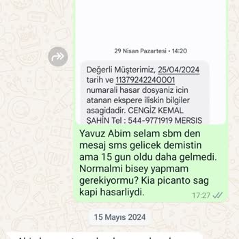 Anadolu Sigorta Kaza Sonrası Süresinde Onarılmayan Araç