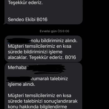 Sendeo-KARGOM Teslim Edilmedi Bilgi Alamıyorum.