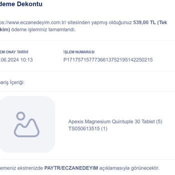 Eczanedeyim.com.tr Firma İle İletişim Yok.