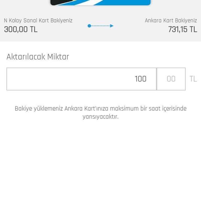 Nkolay AnkaraKart Para Aktaramama Sorunu