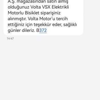 A101 Volta Motor Faturamı Göndermiyor
