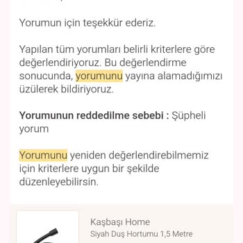 Trendyol Değerlendirme Yapma Hakkımı Engellemektedir