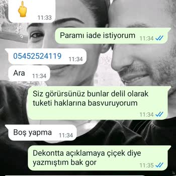 ÇiçekSepeti Merkez Çiçekçilik İle İlgili Şikayet