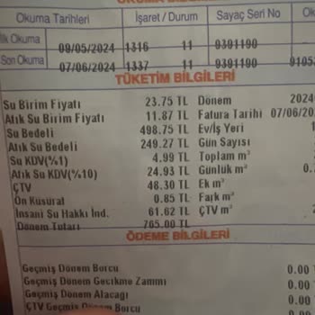 İSKİ Su Faturası
