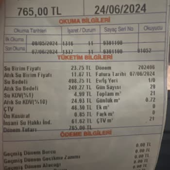 İSKİ Su Faturası