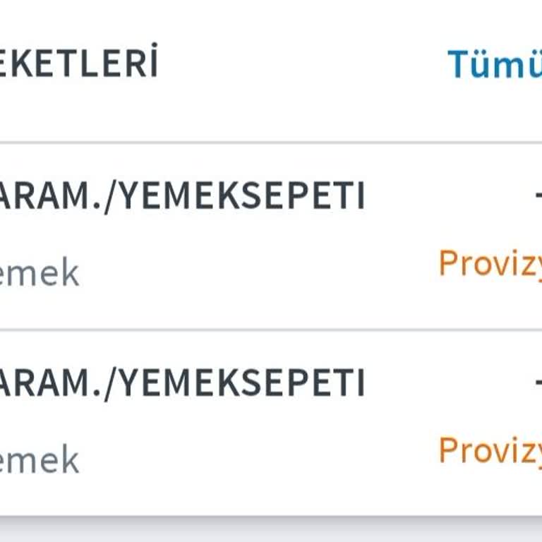 Yemeksepeti Hesabımdan Fazla Ödeme Alındı