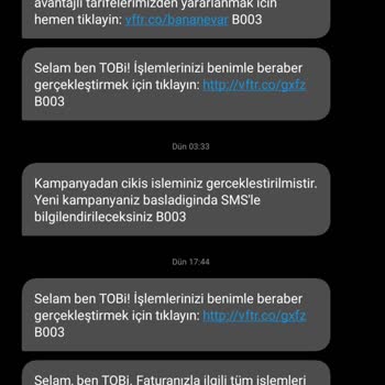 Taahhüt Yenileme. Vodafone Pişmanlıktır!