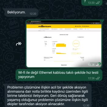 Millenicom İnternet Hizmeti Verememe