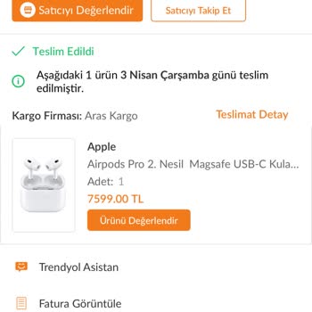 Trendyol'dan Aldığım Sahte Apple AirPods Pro Ve Mağduriyetim