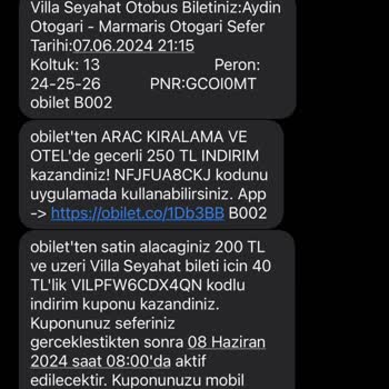 Villa Seyahat Otobüs Firma Kötülüğü