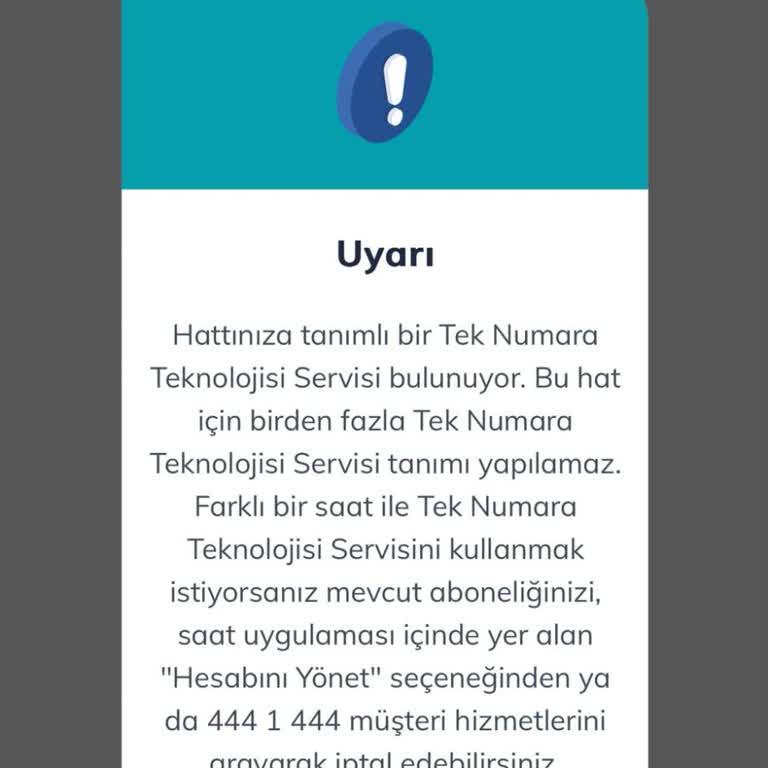 Türk Telekom Tek Numara Teknolojisi Kullanamıyorum