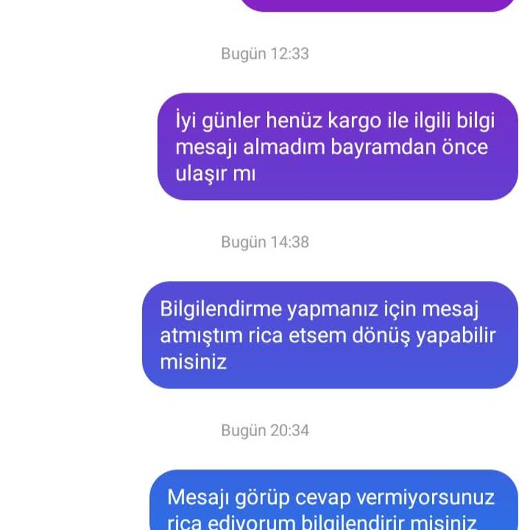 Ketensgyim (Instagram) Sipariş Bilgilendirme Eksikliği Ve İletişim Sorunu