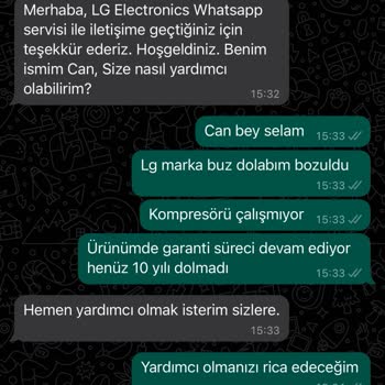 LG Buzdolabı Garanti Dışı Bırakıldı