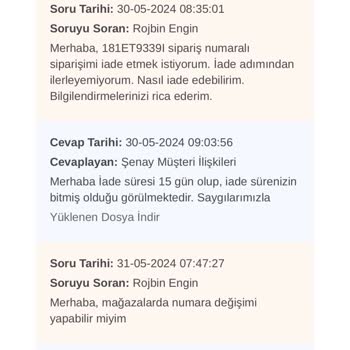 Elle Shoes İade Süreci