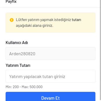 Marsbahis PayFix Para Yatırma İşleminde Yaşanan Sorun Ve Destek Hattının Çözüm Önerisi