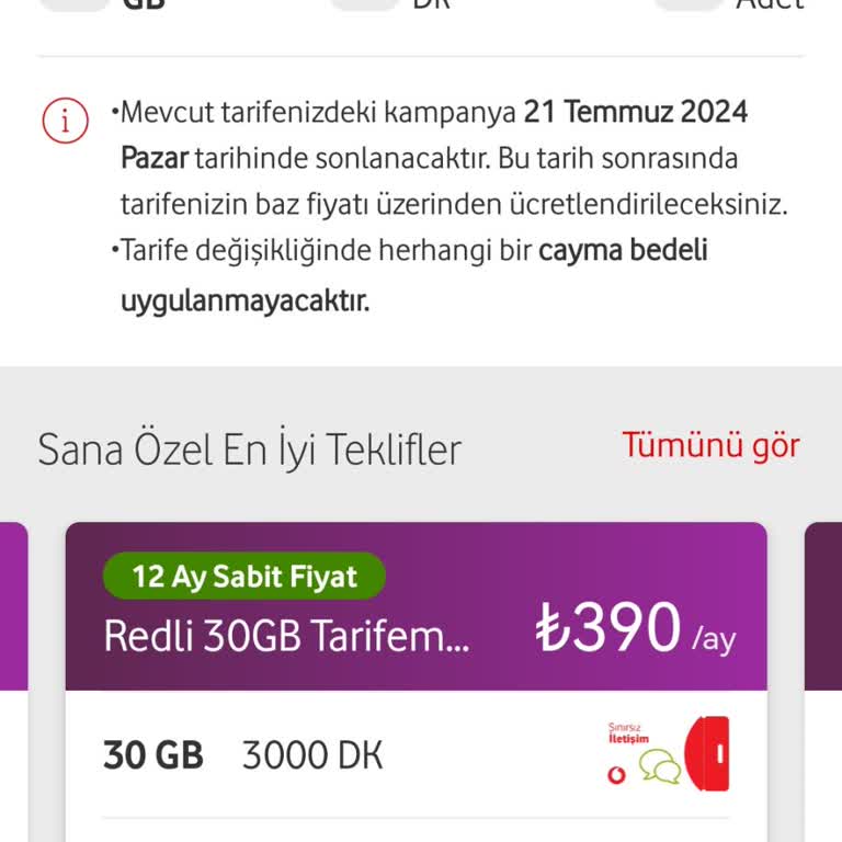 Vodafone'dan Fahiş Zam: 1 Yılda %100 Artış