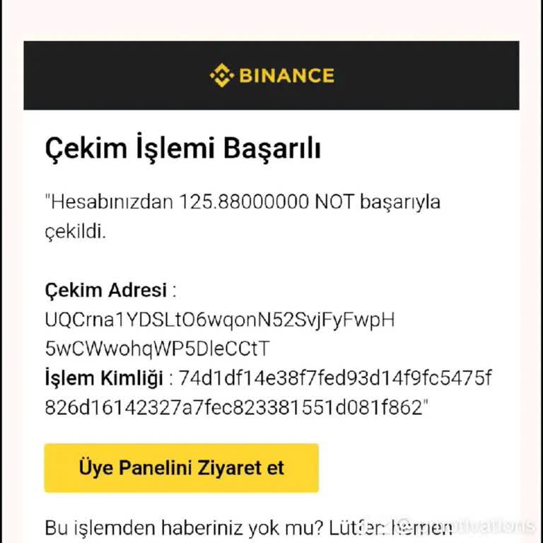 Binance'den Gönderdiğim Coin Telegram Cüzdanıma Düşmedi
