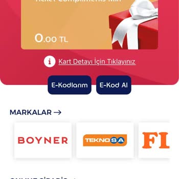 Ticket Restaurant Ticket Market Kart İle Marketlerde Ödeme Yapamıyorum