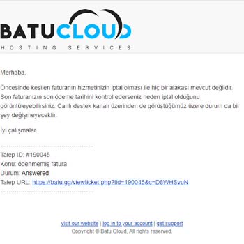 Batu. Gg Haksız Fatura Kesimi Ve Parası Ödenmiş Hizmetin Verilmemesi