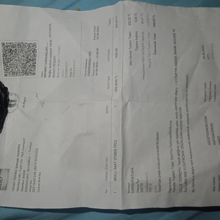 Smart Watch Ürün İade Etmek İstiyorum