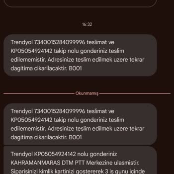 PTT Kargo Ürün Elime Ulaşmadı