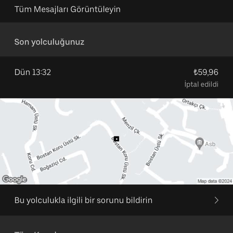 Uber Yolculuğunda Yaşanan Anlaşmazlık Ve Yüksek Ücret Talebi