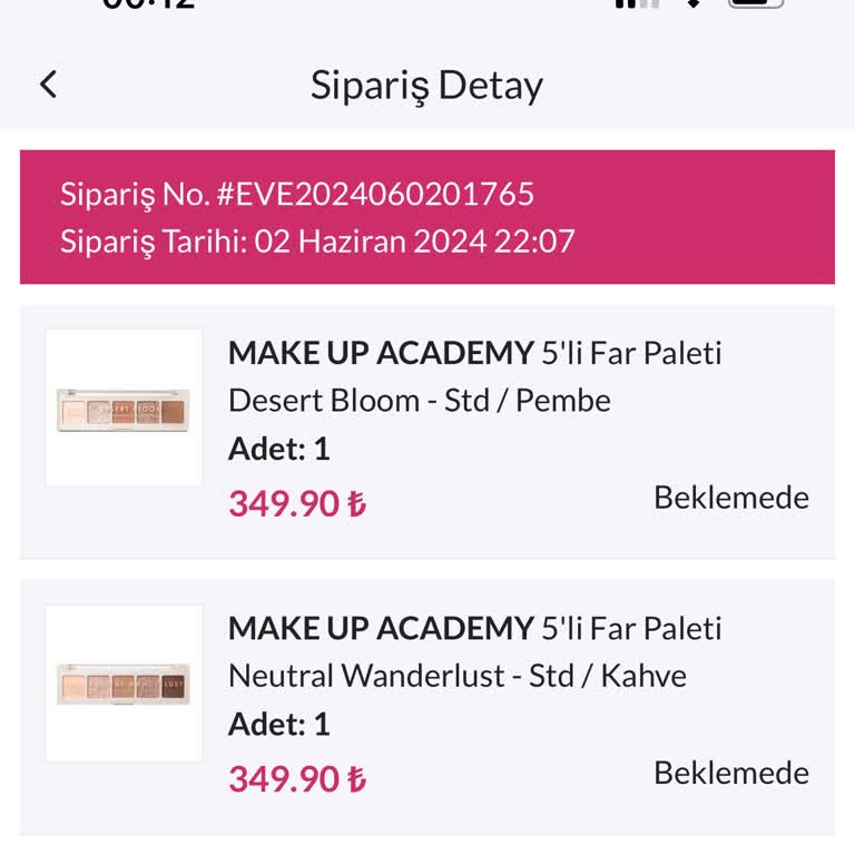 Eve Siparişim Hala Kargoya Verilmedi.
