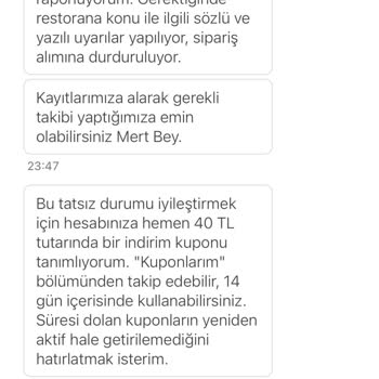Yemeksepeti Firması Ürünlerimi Getirmedi Parayı İadesi Yapmadı