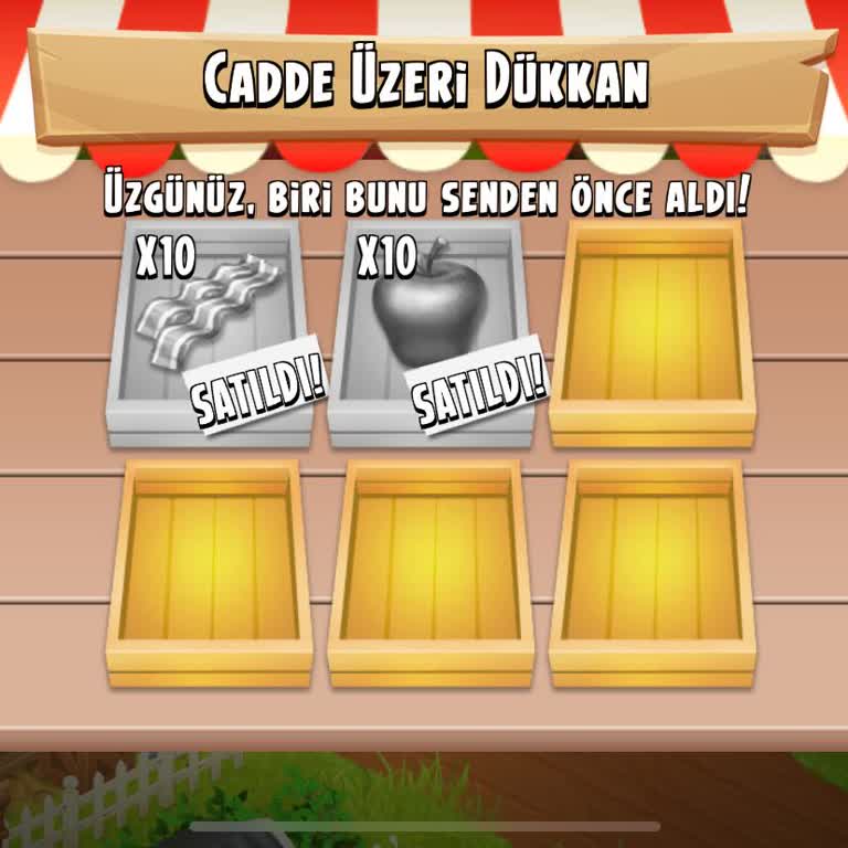 Hay Day' De Ürünü Alamadığım Halde Elmasım Gitti
