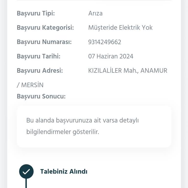 Toroslar Elektrik Dağıtım Evimde Elektrik Yok