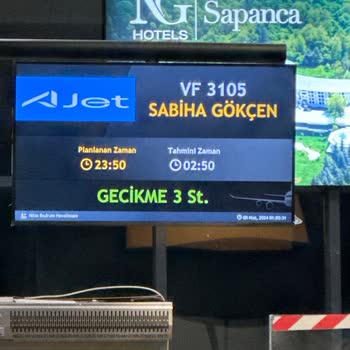 Ajet Firması İle Uçuş Gecikmesi Sebebiyle Mağduriyet Yaşıyorum