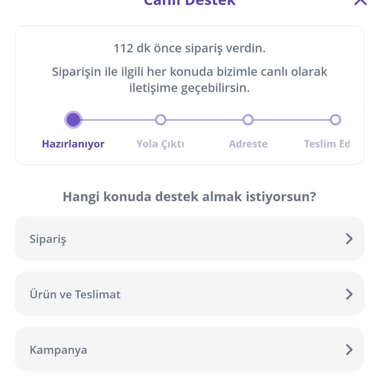 Getir Siparişim Geç Geldi Hatta Hâlâ Gelmedi.
