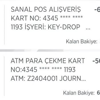 Key-Drop Harcama İtirazı. Hesaptan Çekilen Paraların İadesi