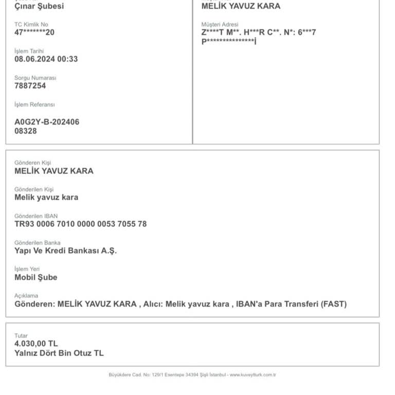 Kuveyt Türk Fast İşlem Sorunu