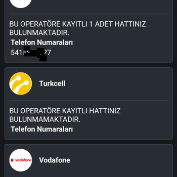 Başka Operatöre Geçmeme Rağmen Halen Vodafone Da Kayıtlı Olmak