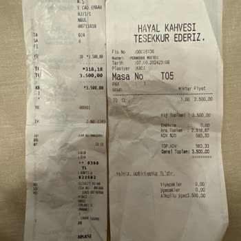 Tütün Ve Alkol Dairesi Başkanlığı (TADB) Hayal Kahvesi'nde Beklenmedik Yüksek Fiyat Şoku