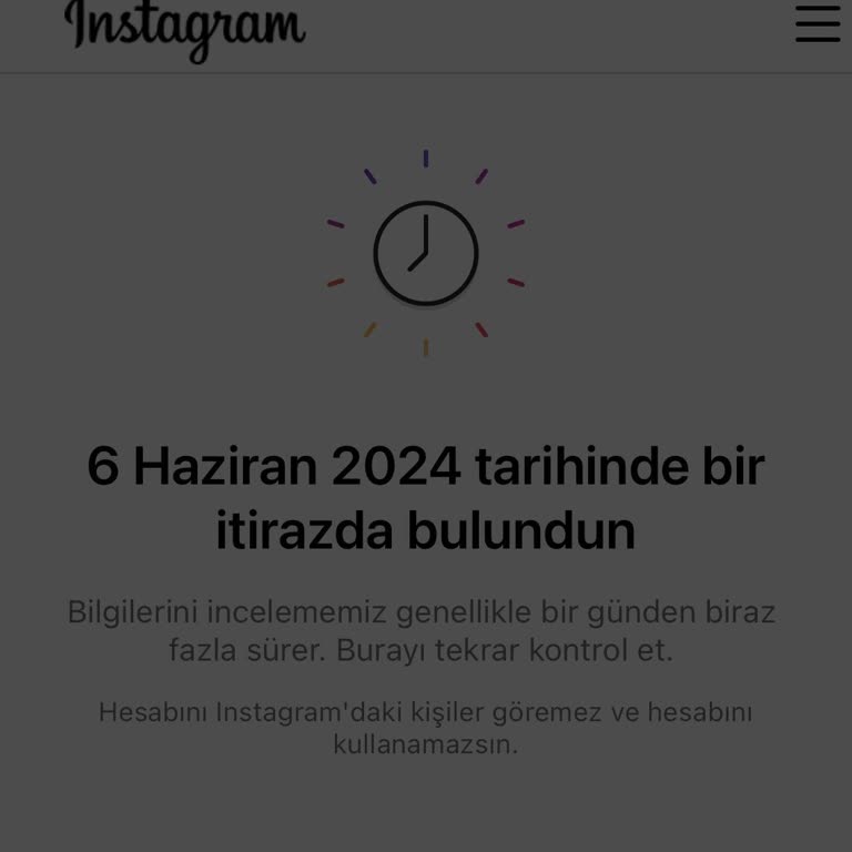 Instagram Hesabım Askıya Alındı