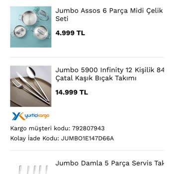 Jumbo Para İadesi Yapmadı!