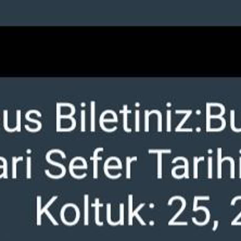 Kamil Koç Otobüs Firmasında Beklenen Hizmet Kalitesi