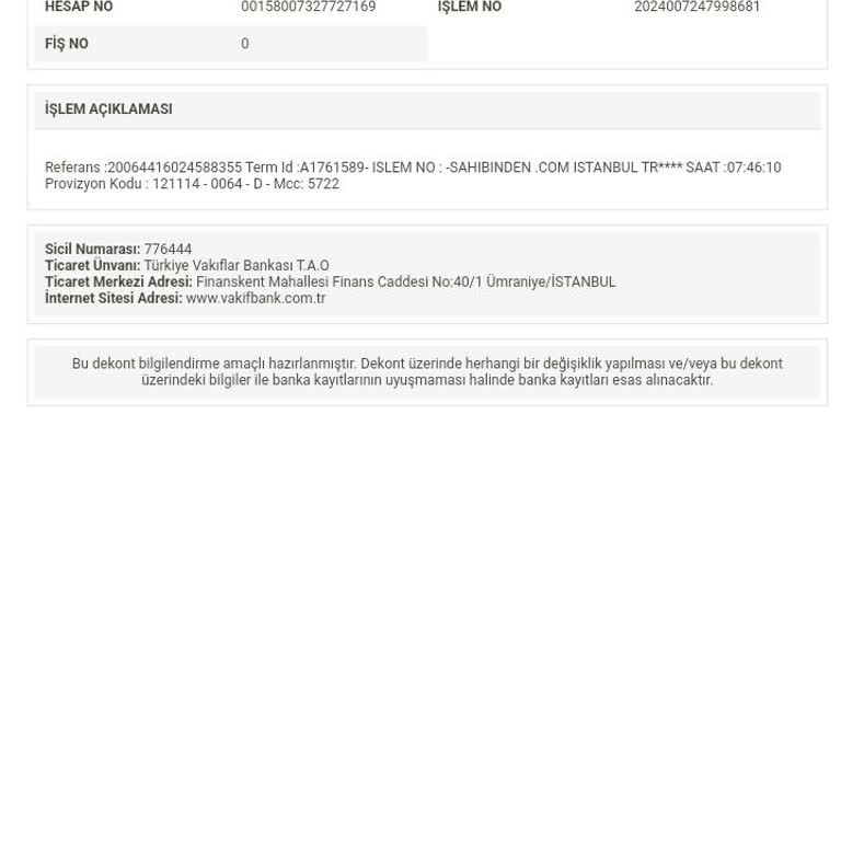 Sahibinden.com Hasar Sorgu Sonucu Göstermedi