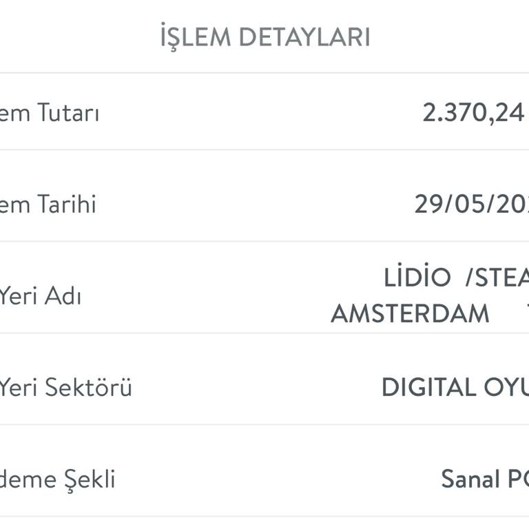 Lidio/Steam Habersiz Para Çekilmesi!