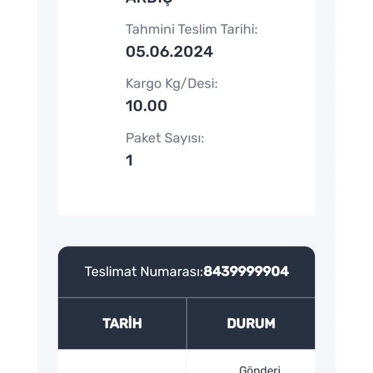 Aras Kargo Hızlı Teslimat Hizmeti