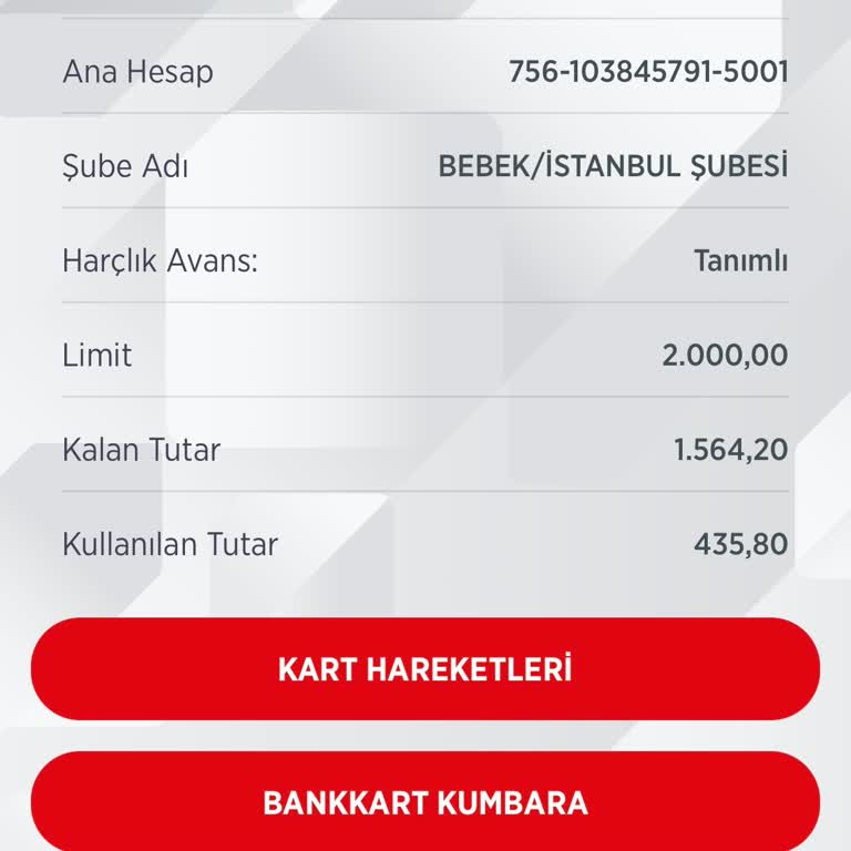 Ziraat Bankası Ziraat Harçlık Avans